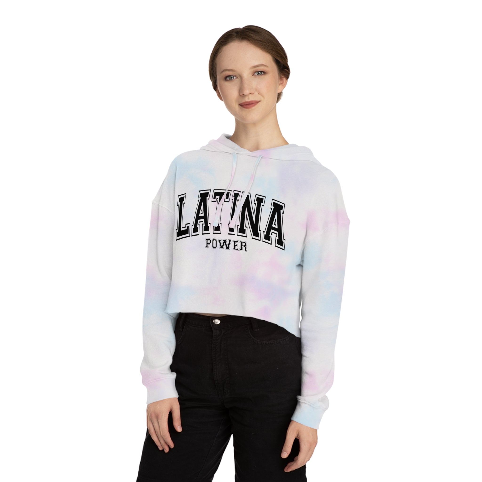 Latina Power Cropped Hoodie