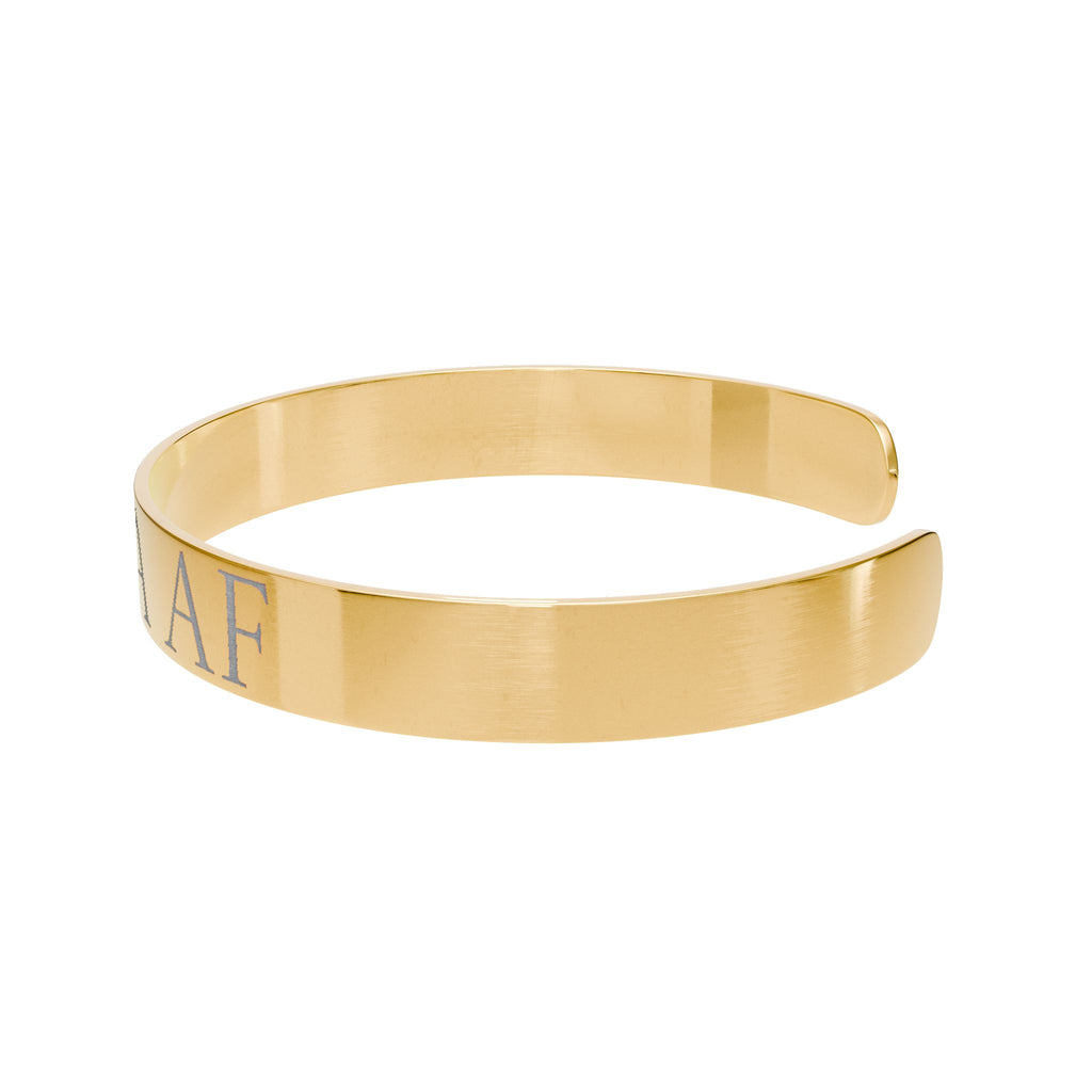 Bracelet - Latina AF Engraved Cuff Bracelet