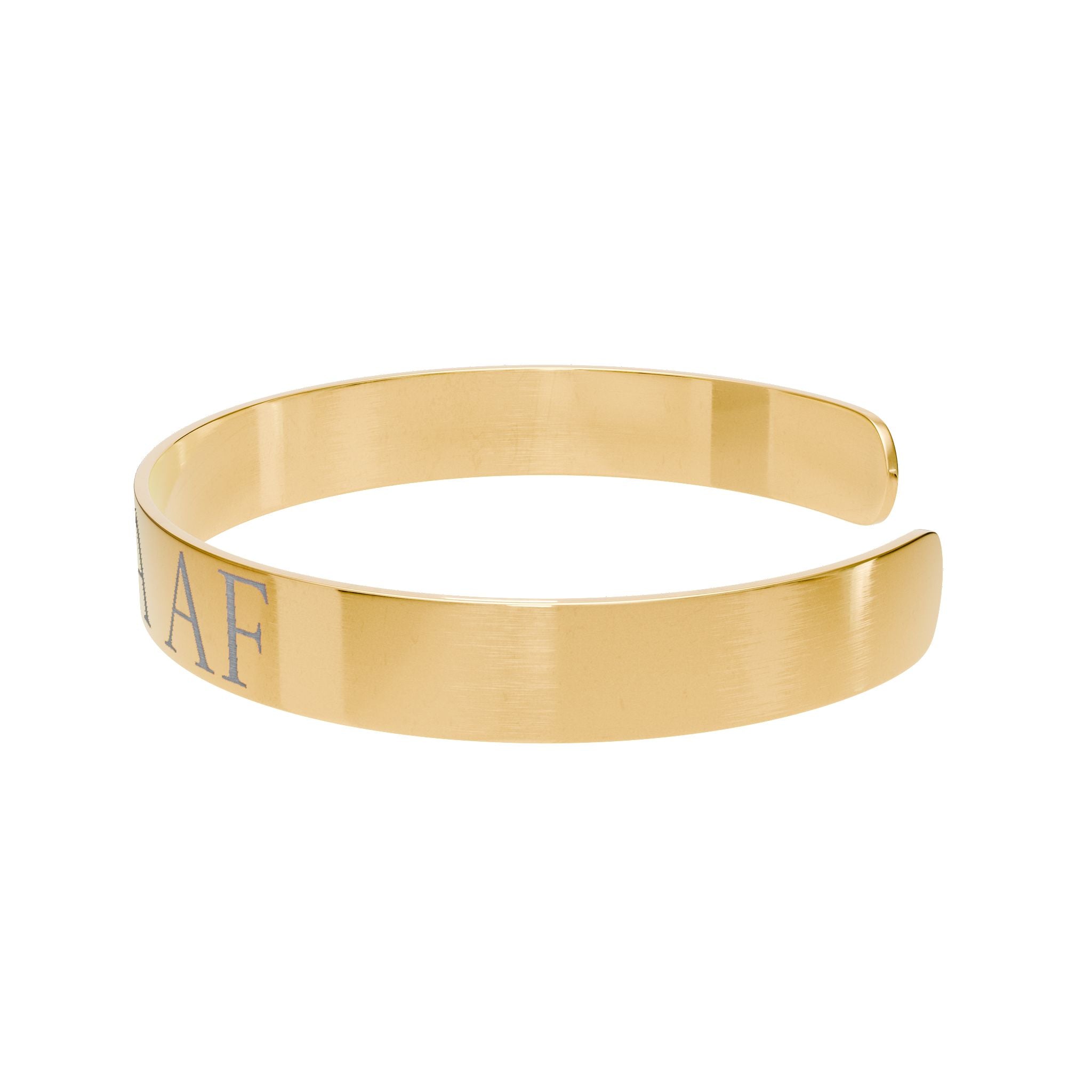 Bracelet - Latina AF Engraved Cuff Bracelet